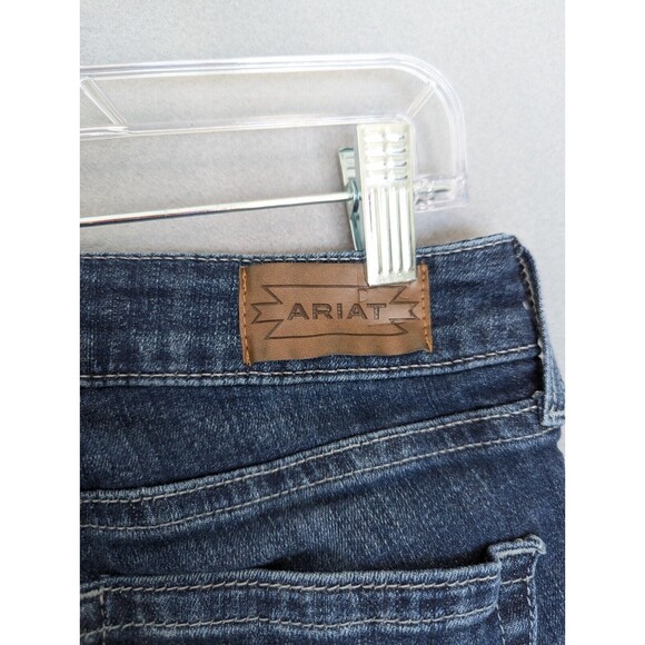 Ariat Flare Jeans Womens Size 28R Blue Chimayo High Rise Cowgirl Western Aztec - Picture 7 of 14